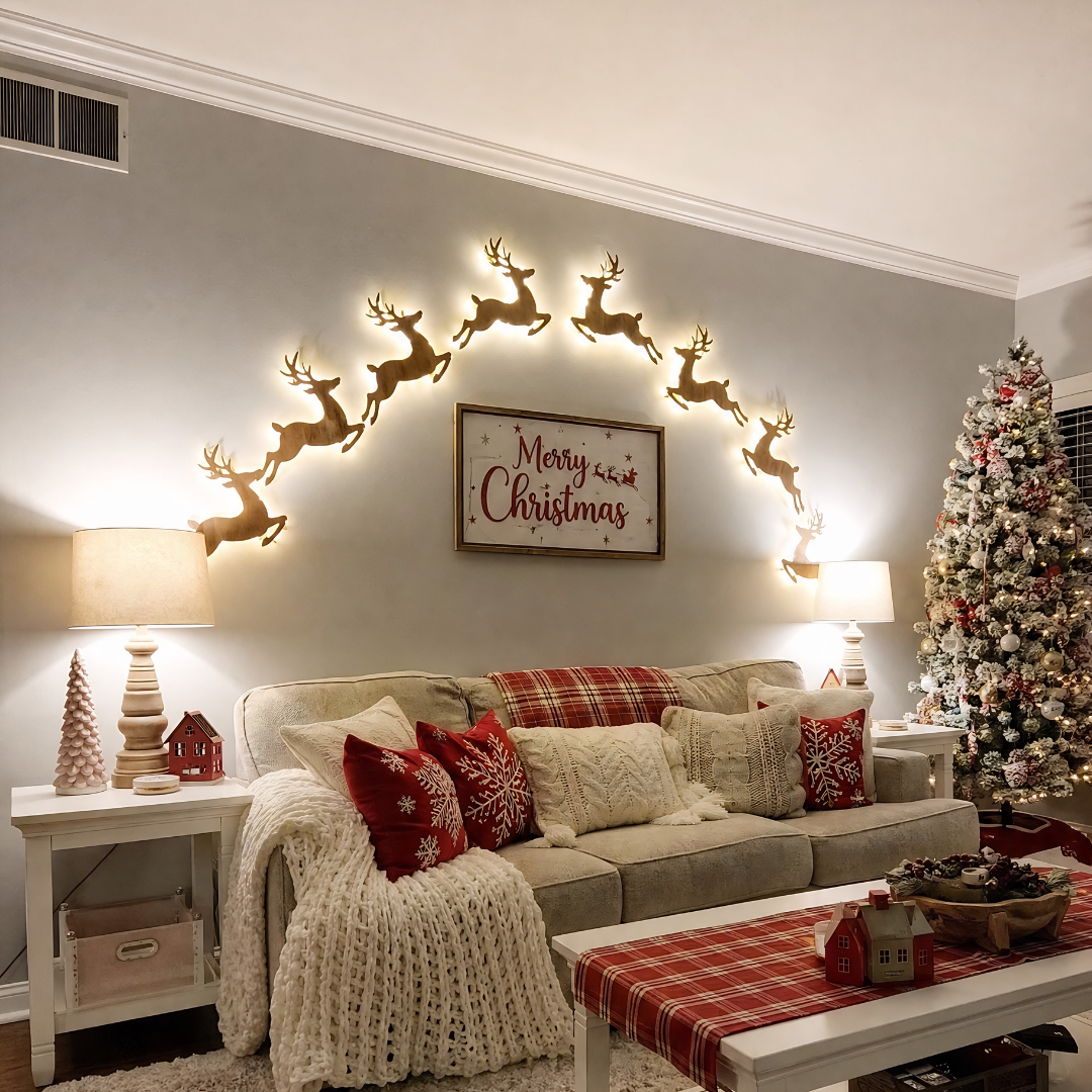 ReindeerGlow™ Wall Decorations