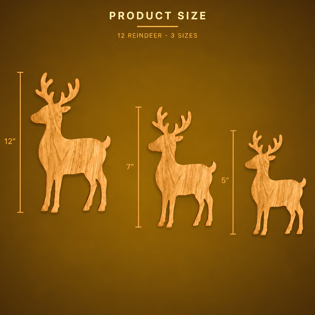 ReindeerGlow™ Wall Decorations