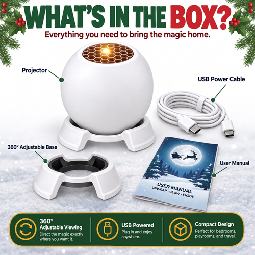 ReindeerGlow™ Christmas Projector